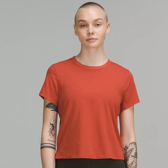 lululemon athletica Tops - Lululemon Classic-Fit Cotton-Blend T-Shirt